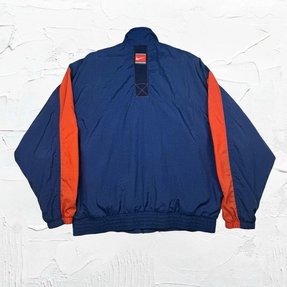 Vintage Y2K Nike Team Sports University of Illinois Windbreaker Jacket - Men's L